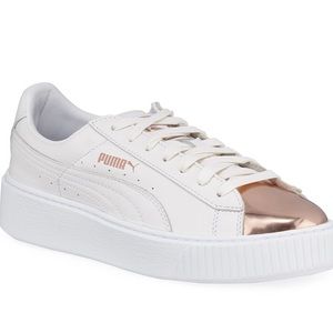 Puma low top platform sneaker